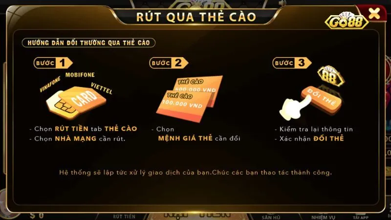 Lưu ý khi rút tiền